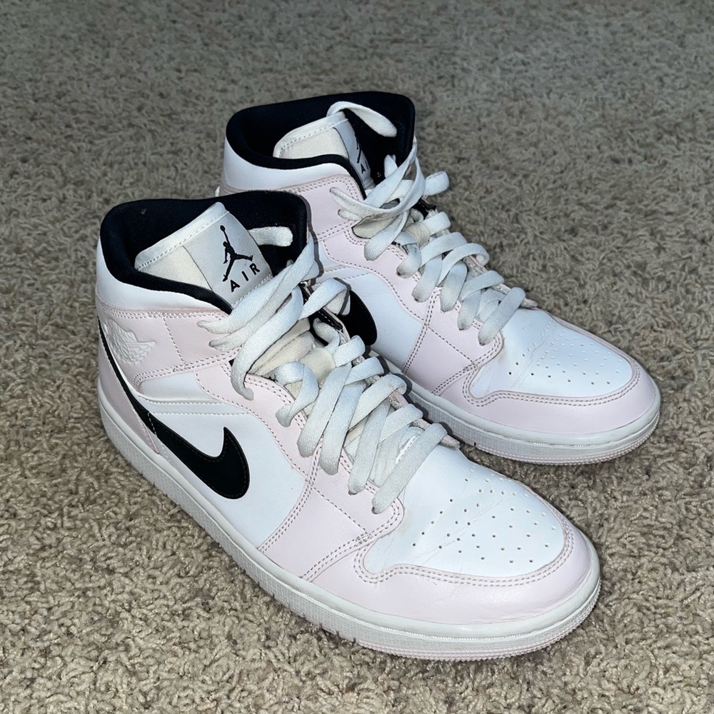 Jordan 1 Mid Barely Rose (Women's)  Size 10.5